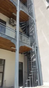 Fire escape at all floors