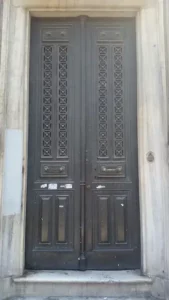 Main entrance door